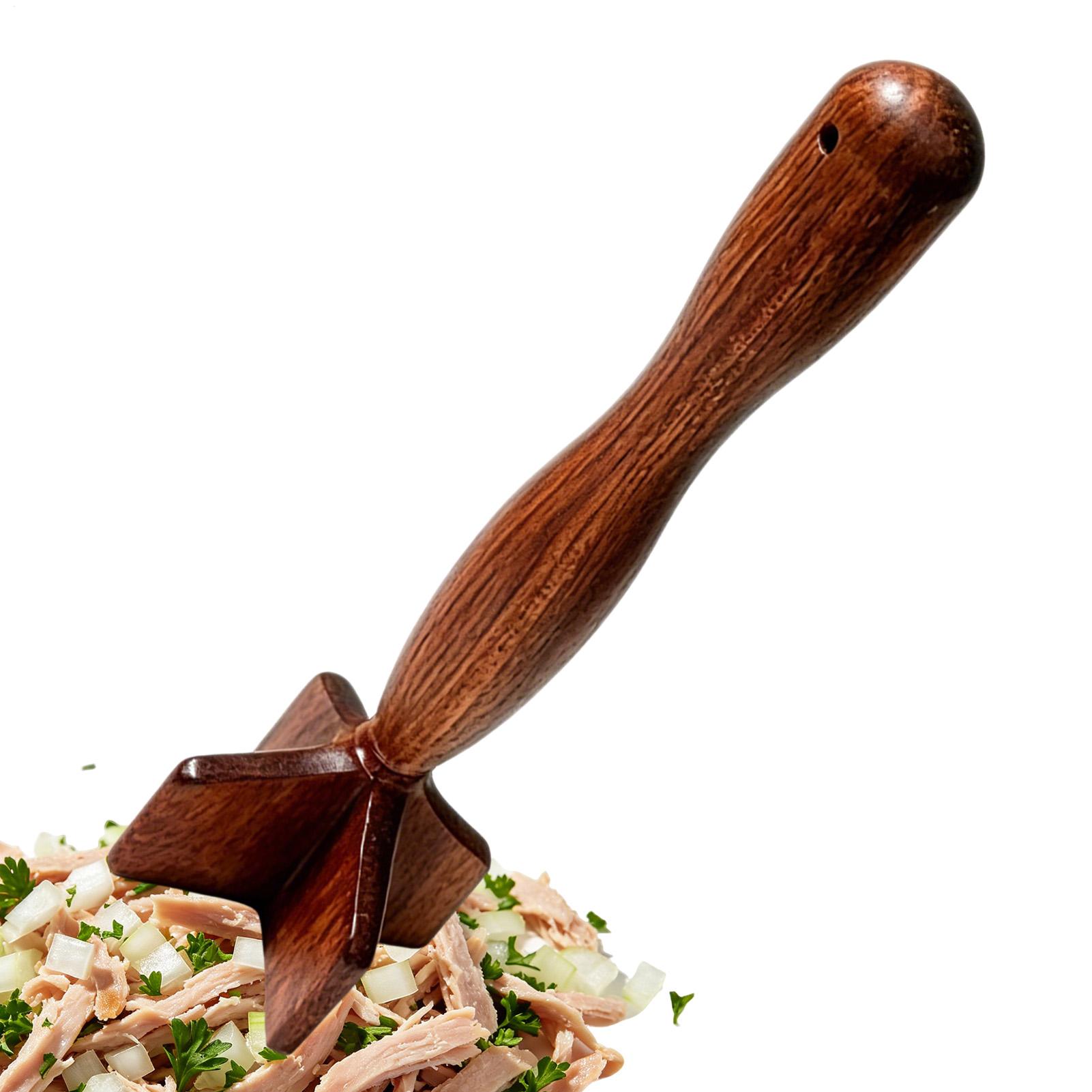 Meal Prep Potatoes - Wooden Meat Masher Wooden Meat Chopper