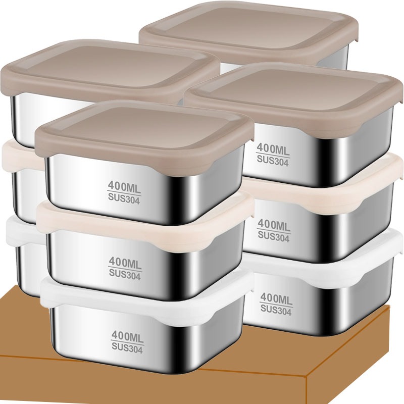 Meal Prep Healthy Lunch - 304 Stainless Steel Lunch Box Food