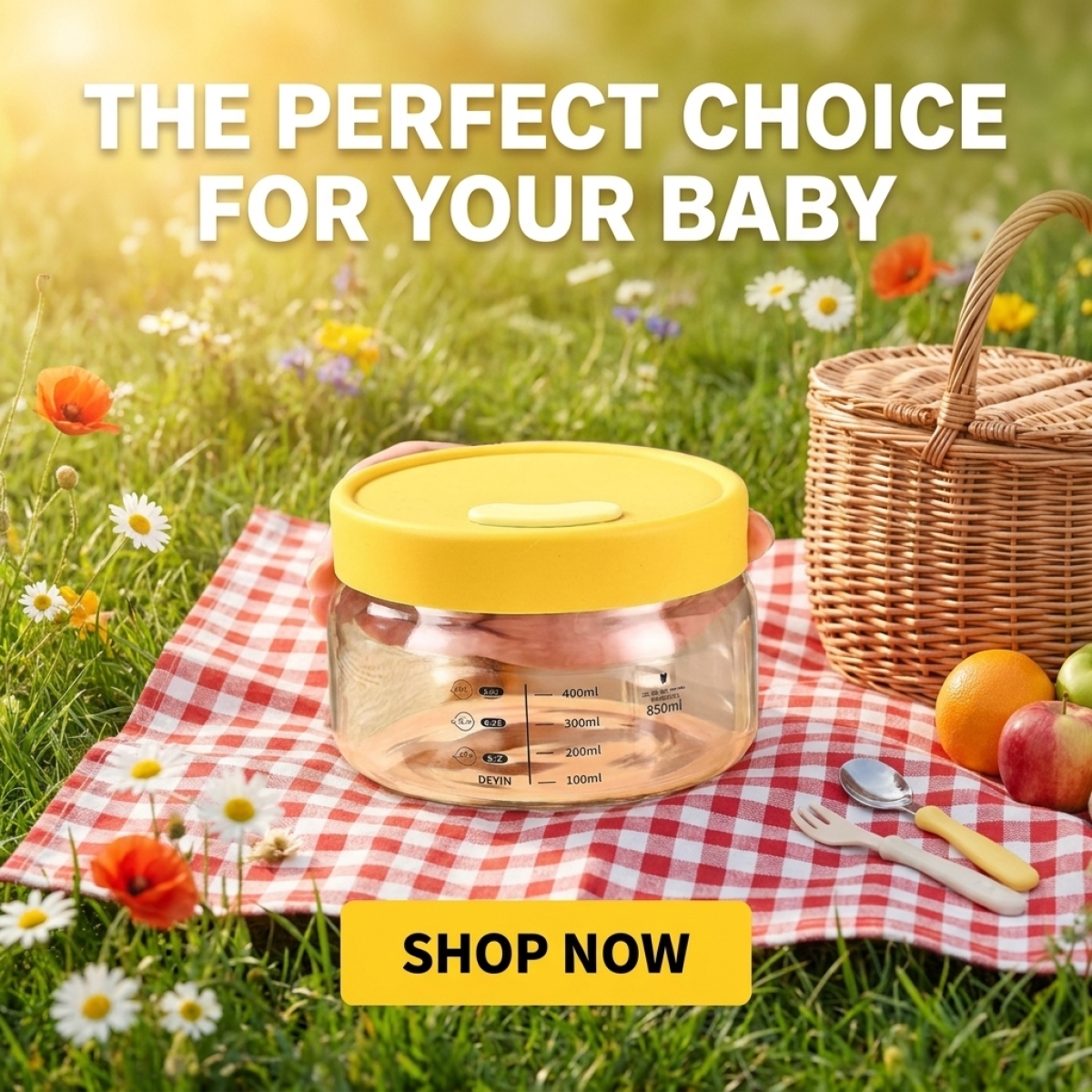 Borosilicate Glass Meal Prep B - Meal Prep Yellow avis et prix