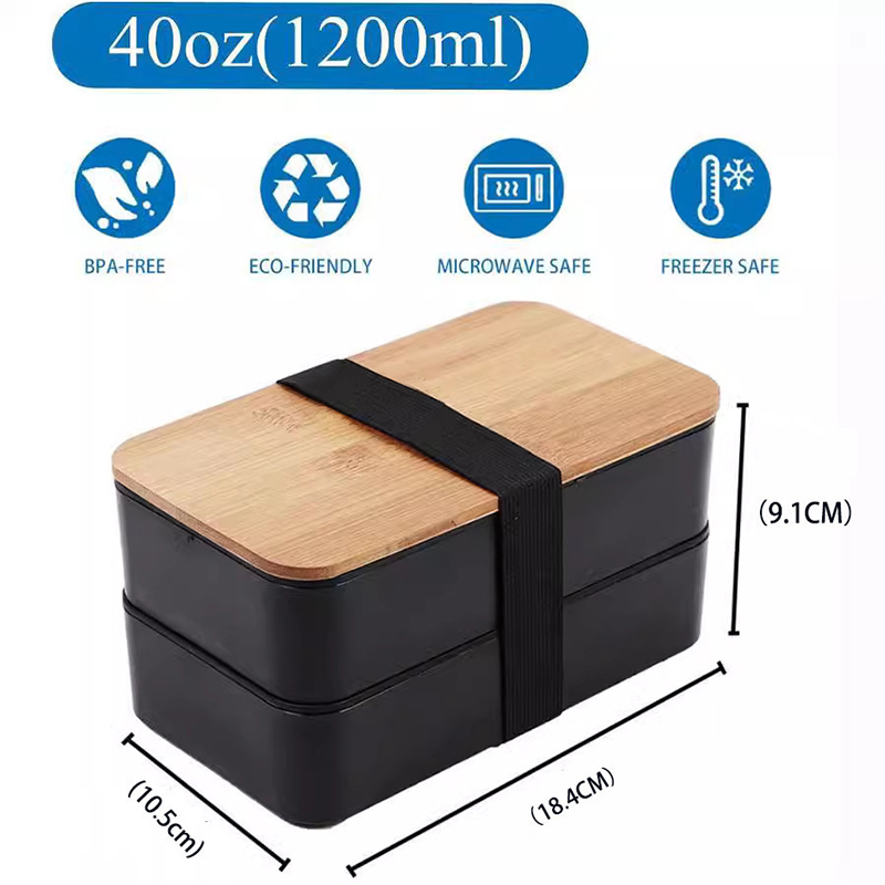 Stackable Bento Box with Utens - Meal Prep Burrito avis et prix