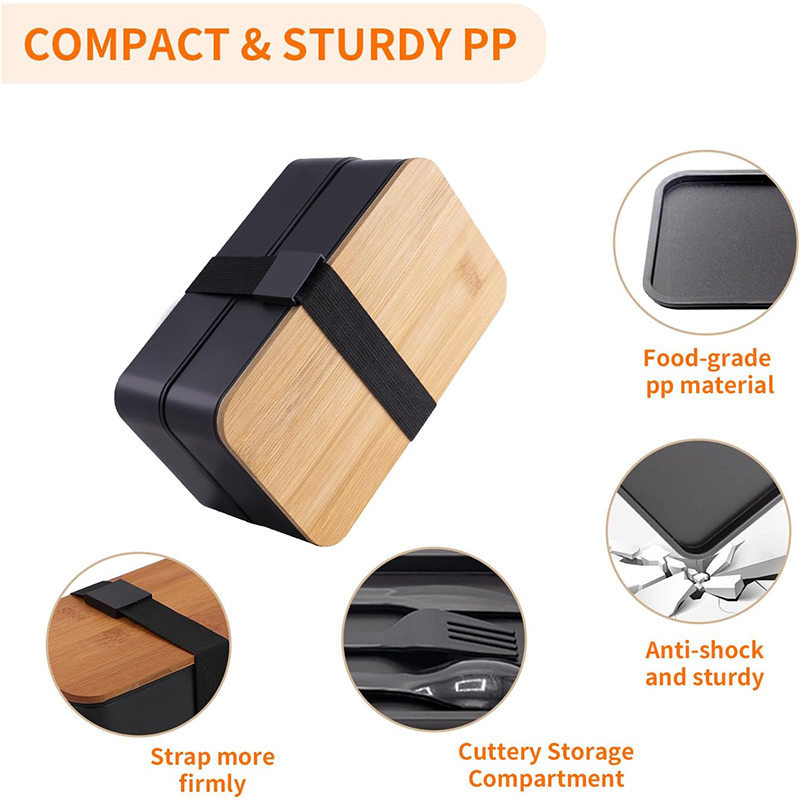 Stackable Bento Box with Utens - Meal Prep Burrito avis et prix