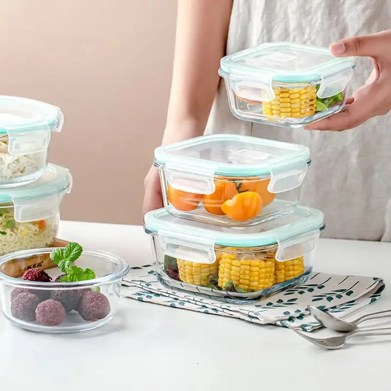 18Pcs Glass Food Storage Conta - Meal Prep Containers Xl avis et prix