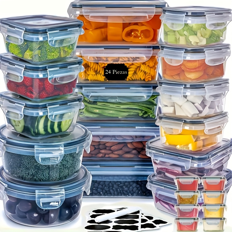 48-Piece Leakproof Food Storag - Meal Prep Easy avis et prix