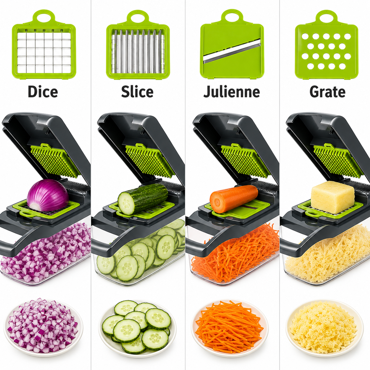 16-In-1 Vegetable Chopper Slic - Meal Prep Potatoes avis et prix