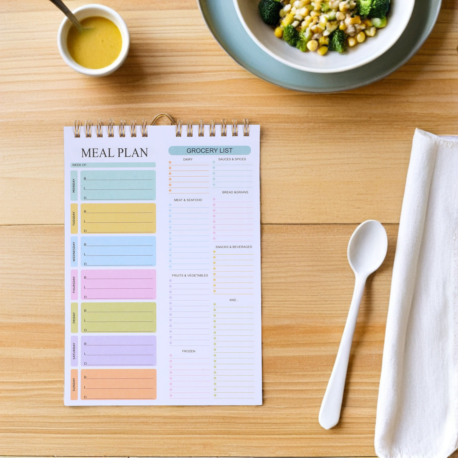 Weekly Meal Planner Notebook A - Meal Prep Easy avis et prix