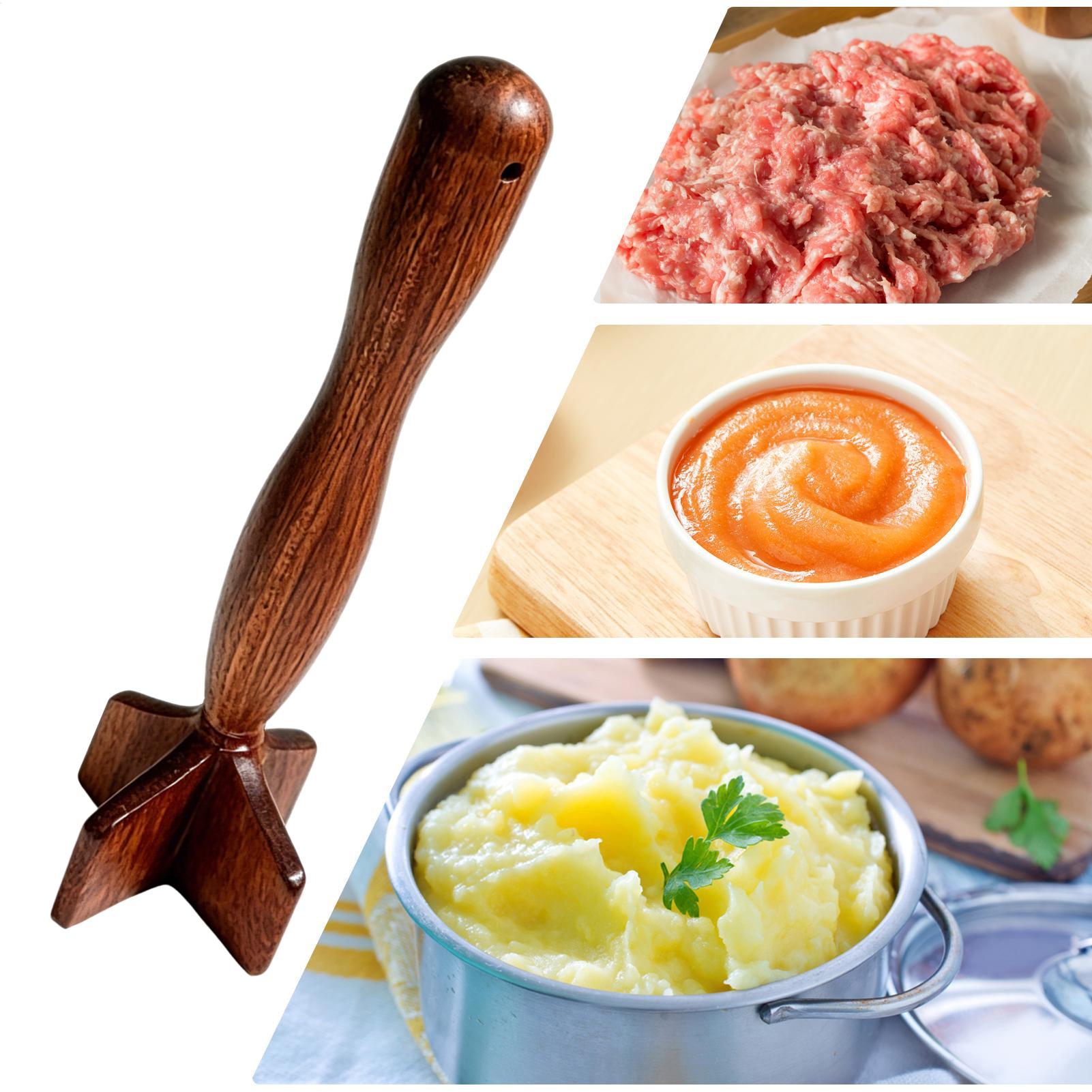 Wooden Meat Masher Wooden Meat - Meal Prep Potatoes avis et prix