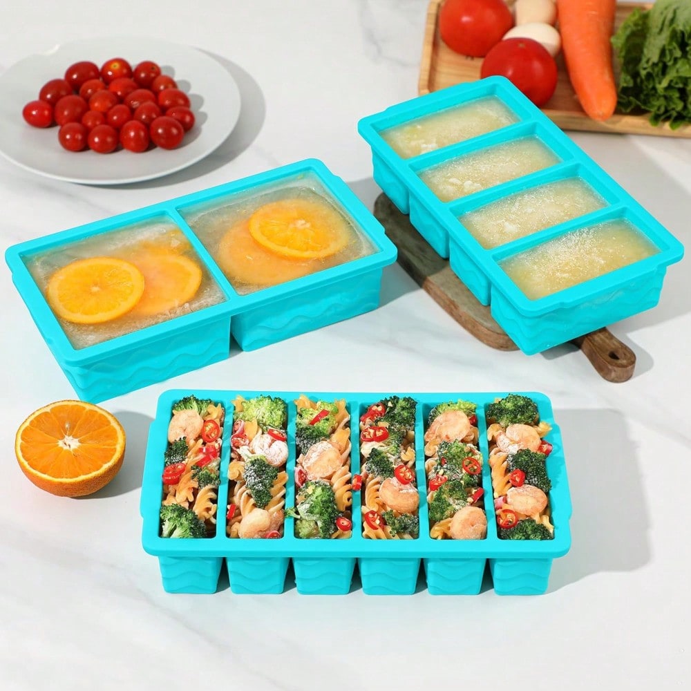 3-Pack Silicone Freezer Trays  - Meal Prep Easy avis et prix