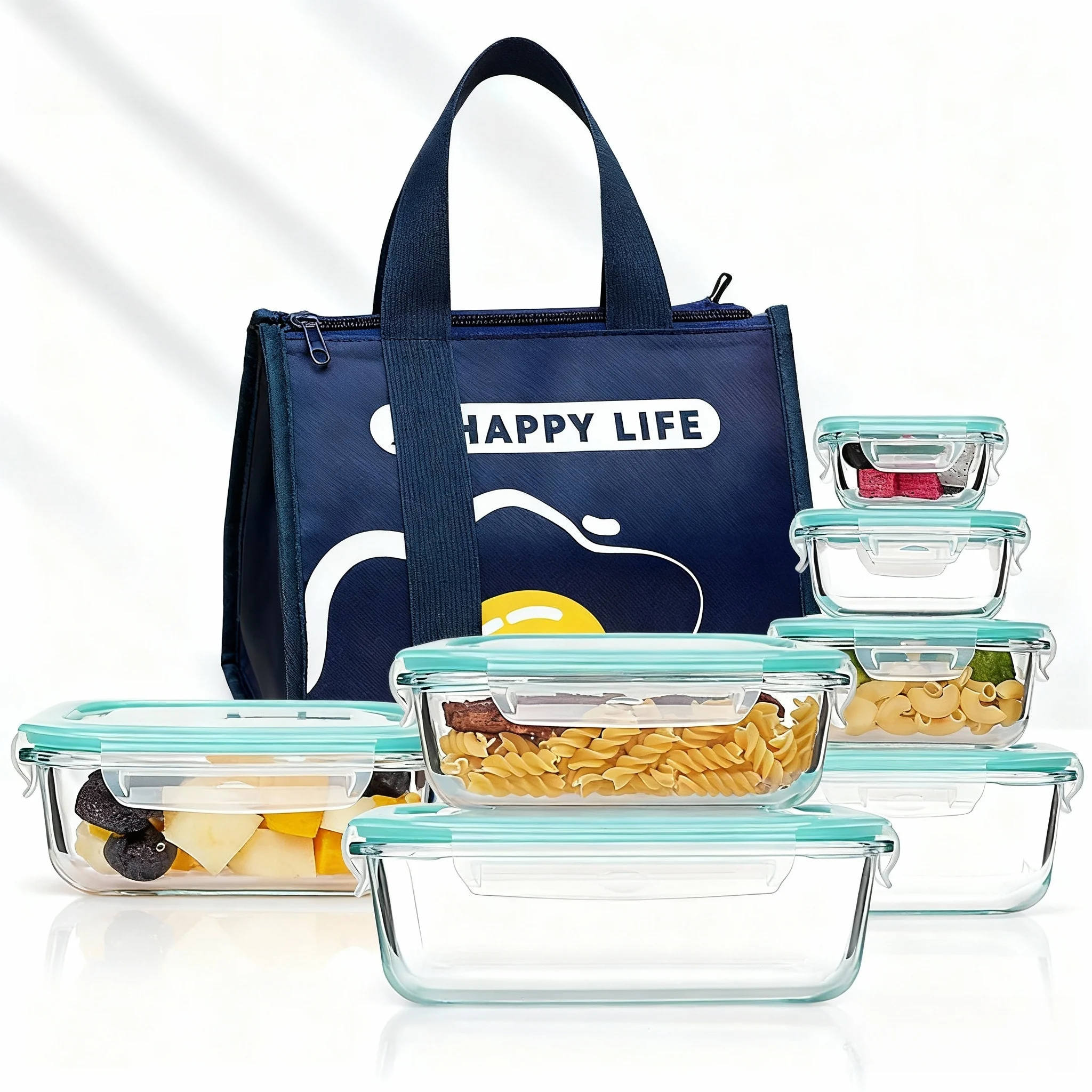 Glass Lunch Bento Box for Adul - Meal Prep Burrito avis et prix