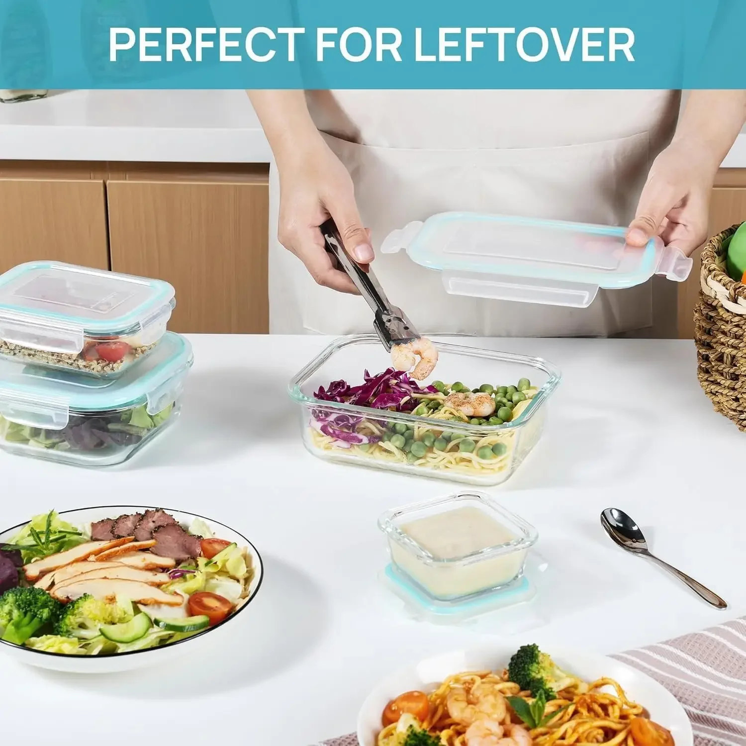 Glass Lunch Bento Box for Adul - Meal Prep Burrito avis et prix
